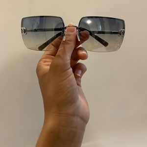 Vintage Chanel Rhinestone Sunglasses
